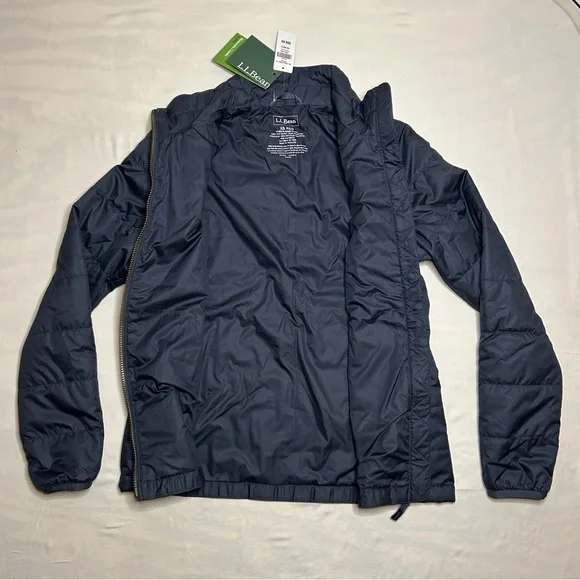 LLbean Women’s Mountain Classic Puffer Jacket XS Gunmetal Gray - Picture 3 of 10